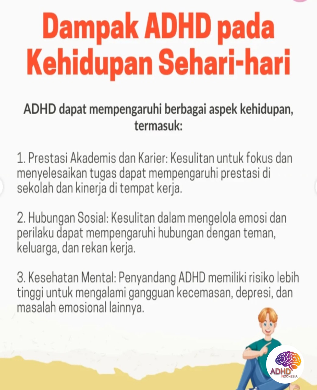 ADHD dan Hubungan Sosial Anak di Lingkungan Sekolah di Kabupaten Kepulauan Seribu