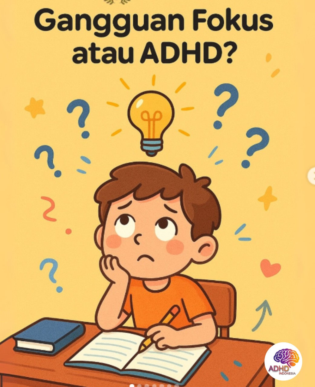 ADHD dan Kesulitan Fokus Anak: Edukasi untuk Keluarga di Kabupaten Kepulauan Seribu