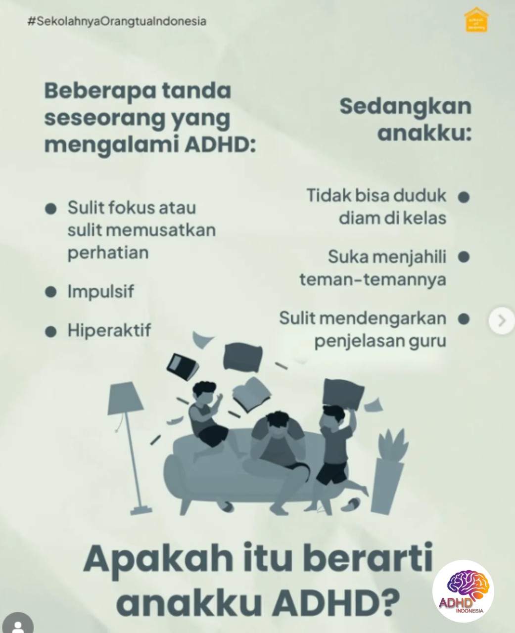 Ciri dan Gejala ADHD pada Anak Usia Dini di Kabupaten Kepulauan Seribu