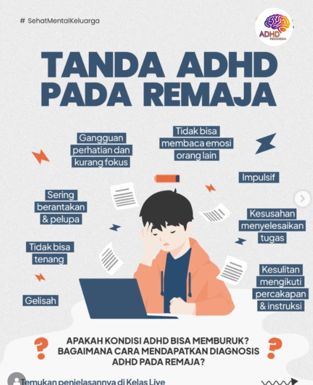 Screening ADHD Non-Diagnostik: Edukasi Awal bagi Orang Tua di Kabupaten Kepulauan Seribu