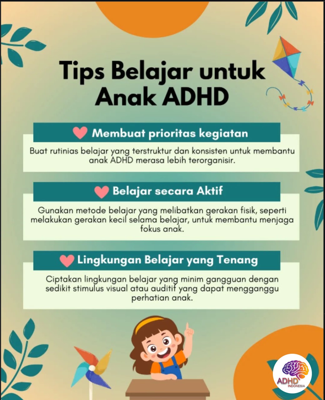 Strategi Belajar yang Cocok untuk Anak ADHD di Kabupaten Kepulauan Seribu